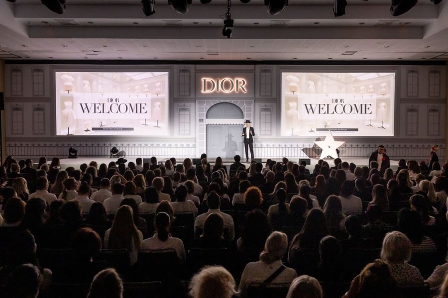 Eventos de lujo: Producción Técnica AV en el Travel Retail Europe 2024 de DIOR