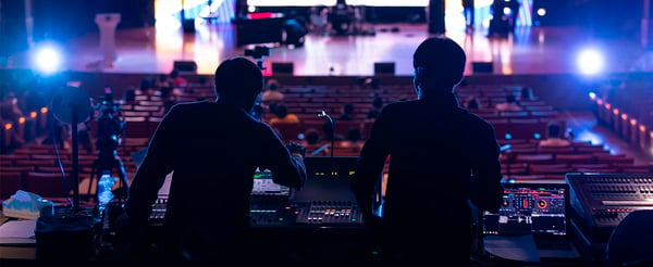 Event equipment rental: sound, lighting and video